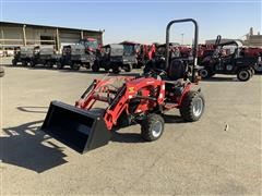 2016 Mahindra EMax 22L MFWD Compact Utility Tractor W/Loader 