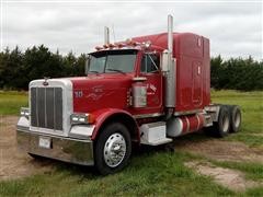 1989 Peterbilt 379 Short Hood T/A Truck Tractor 