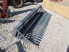 2017 72" Rock Bucket Skid Steer Attachment 