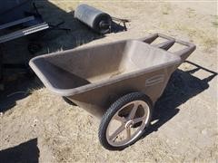 Rubbermaid 2 Wheeled .25 Yd Dump Cart 