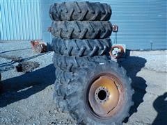 Pivot Tires Mounted On Reinke Rims 
