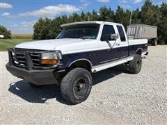1995 Ford F150 Extended Cab Shortbed 4x4 Pickup 