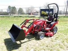 2018 Mahindra EX20S4FHTLM EMax 20S MFWA Compact Tractor W/Loader & Mower 