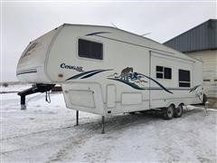 2002 Cougar 5th Wheel Gooseneck T/A Travel Trailer 