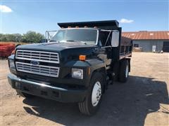 1992 Ford F700 S/A Dump Truck 