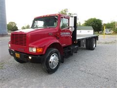 2001 International 4900 Flatbed Truck 