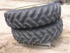 Pwr Mark LS Radial Tires 18.4-42 Tractor Tires W/John Deere Rims 