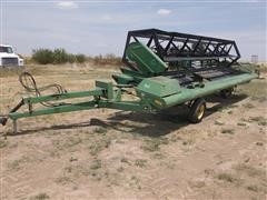 John Deere 590 Pull Type Draper Swather W/Transport 