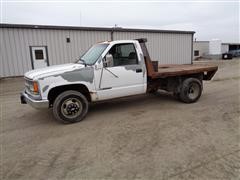 1999 Chevrolet GMT400 C3500 Flatbed Dually 1 Ton Pickup 