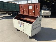 Jobox Steel Slope Lid Storage Box 