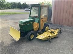 1991 John Deere 420 Lawn Tractor W/Attachments 