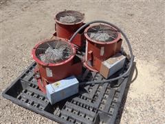 Middle State 12" 3 Phase Bin Fans 