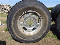 GM LT265/75R16 8 Bolt Tires/Aluminum Rims 