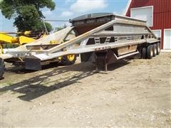 1992 Load King 2027 Triple Axle Belly Dump Trailer 