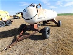 Trinity Industries Portable Anhydrous Tank Converted To Farm Diesel Fuel Tank 