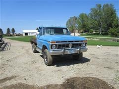 1977 Ford F-250 Flatbed Pickup, 4X4 