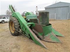 1954 John Deere 60 With Model 227 2 Row Mounted Corn Picker 