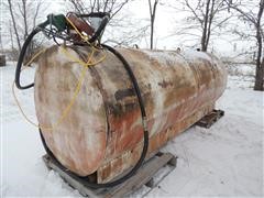 1000 Gallon Fuel Tank With Pump 
