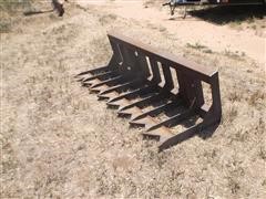 Watts Manufactured Skid Steer Rock And Root Bucket 