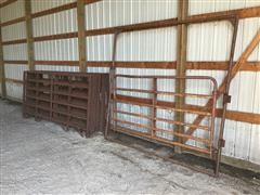 10’ Interlocking Steel Fence Panels 