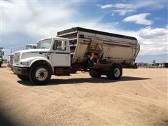 1996 International 4900 S/A Truck W/ Botec 4063 Mixer 