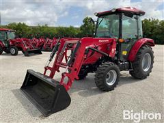 2022 Mahindra 2660 PST CAB Compact Utility Tractor W/Loader 