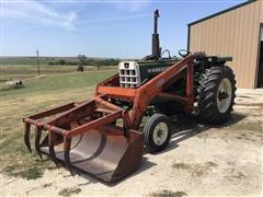 1969 Oliver 1650 2WD Tractor & Loader 