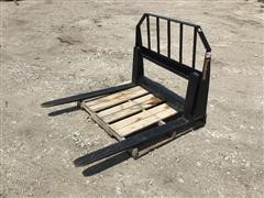 Tomahawk Skid Steer Pallet Fork Attachment 