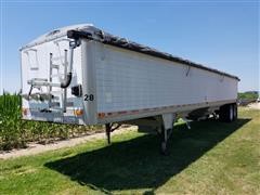 1998 Wilson DWH-400 Double Wall Hopper T/A Grain Trailer 