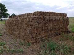 Small Square Bales Of Wheat Straw 