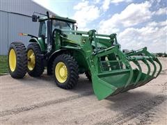 2004 John Deere 7820 MFWD Tractor W/Loader 