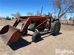 1954 Oliver 88 2WD Tractor W/Loader 