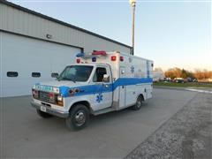 1990 Ford Econoline XL Diesel Ambulance 