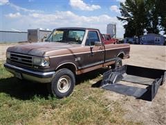 1990 Ford F250 4x4 Long Bed Pickup 