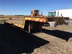 1975 Fruehauf Lowboy Trailer 