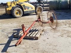 Farm Machinery Industries 3 Pt 2 Wheel Hay Rake 