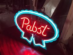 Pabst Beer Neon Sign 