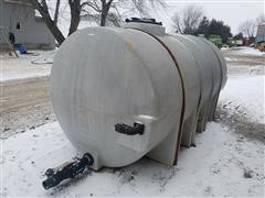 1,600 Gallon Poly Storage Tank 