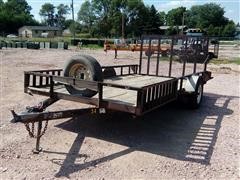 2008 H&H 8x14 Utility Trailer 