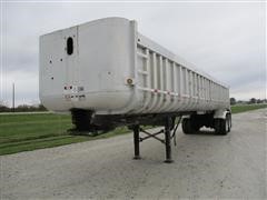 1984 Fruehauf DC5-F2-38 T/A Frameless End Dump Trailer 