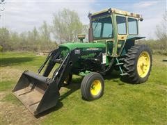 1968 John Deere 4020 2WD Tractor W/Westendorf TA-25 Loader 