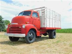 1948 Chevrolet Loadmaster Cabover Livestock Rack Truck 