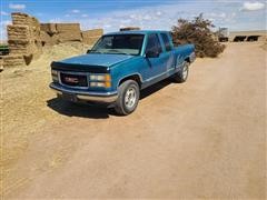 1998 GMC Sierra 1500 4x4 Extended Cab Pickup 