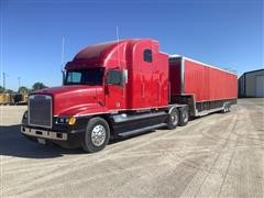 1994 Freightliner FLD112 T/A Truck Tractor W/Tri/A Racing Trailer 