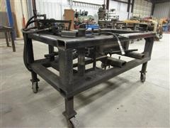 Shop Built Hydraulic Square Tubing Bender 