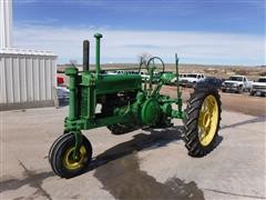 1937 John Deere A Unstyled 2WD Tractor 