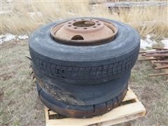 11R22.5 Tires & Budd Steel Wheels 