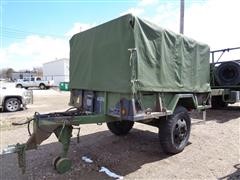 M 105 A2 Heavy Duty S/A Military 1 1/2 Ton Utility Trailer 