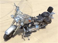 1990 Harley-Davidson Grey Ghost Fat Boy Motorcycle 