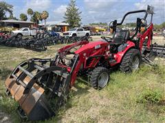 2021 Tym T25H Compact Utility Tractor W/Loader & Backhoe 